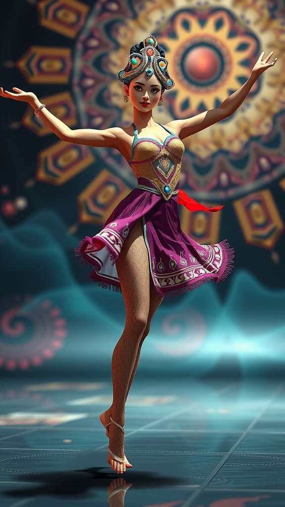 world doll girl dancer smart pose studio photo detailed artstation trending by Free AI Image Generator & Maker - No login required✨ | AIGAZOU