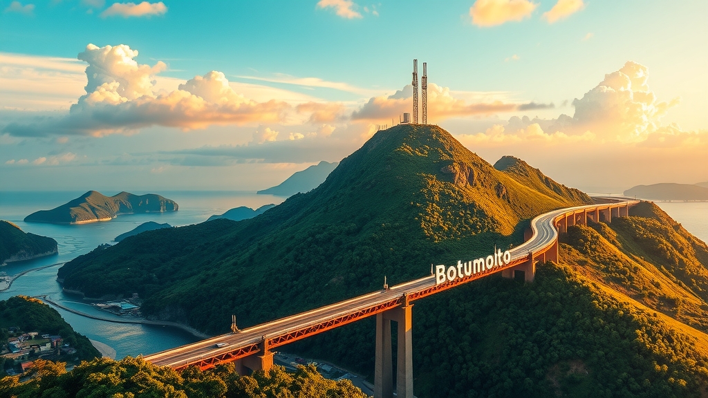 botumoito district digital art corn clove mountains rivers bridge by Free AI Image Generator & Maker - No login required✨ | AIGAZOU