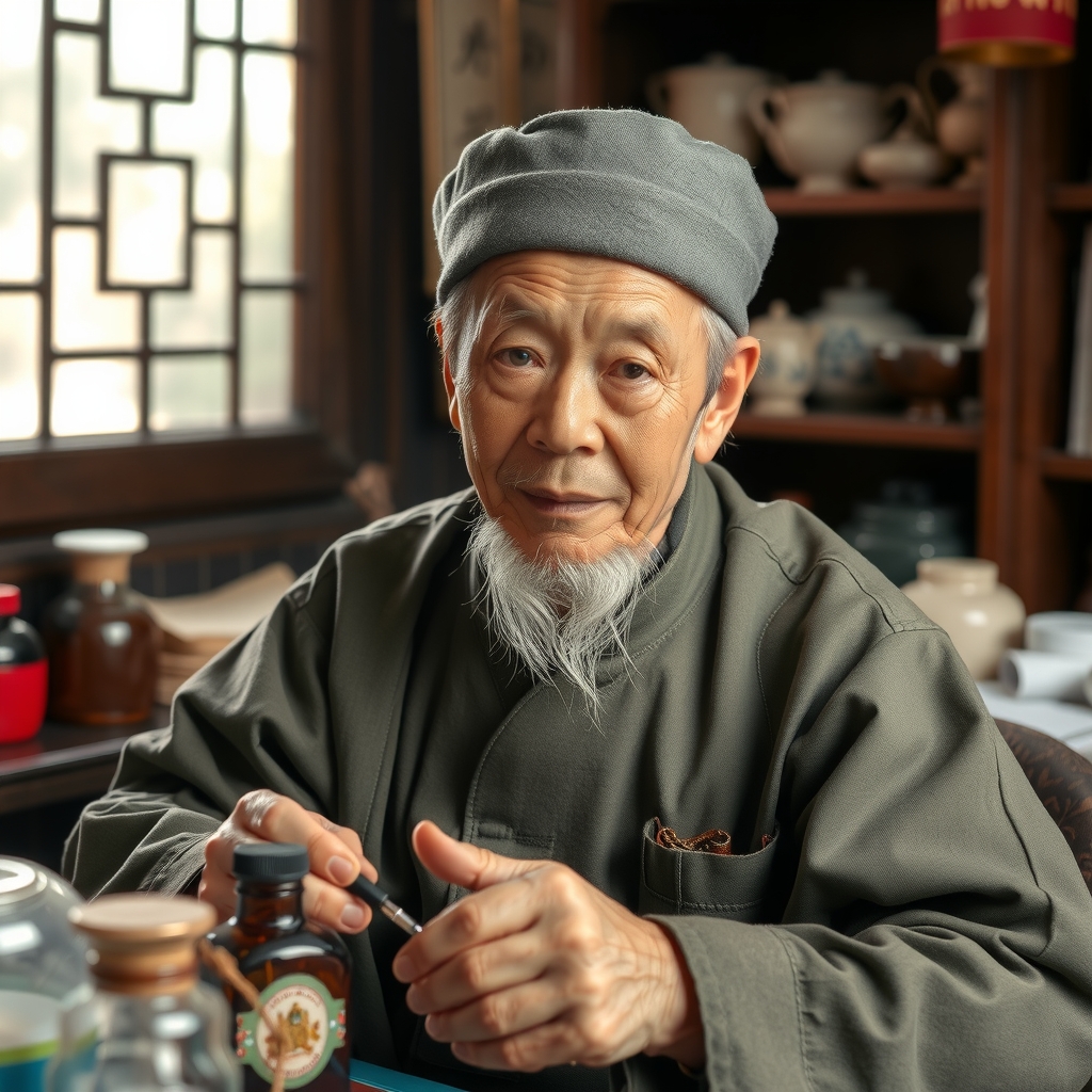 traditional chinese medicine doctor by Free AI Image Generator & Maker - No login required✨ | AIGAZOU