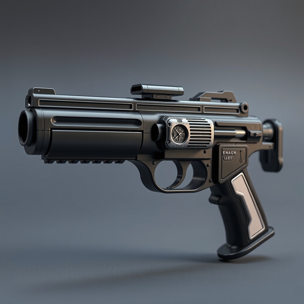 galactic empire officer blaster pistol by Free AI Image Generator & Maker - No login required✨ | AIGAZOU