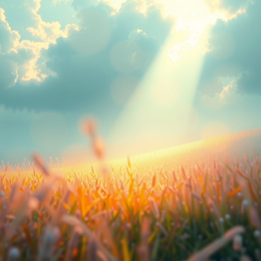 surreal field soft light pastel tones dreamy atmosphere mysterious elements legend of light impressionist painting claude monet digital art birth by Free AI Image Generator & Maker - No login required✨ | AIGAZOU
