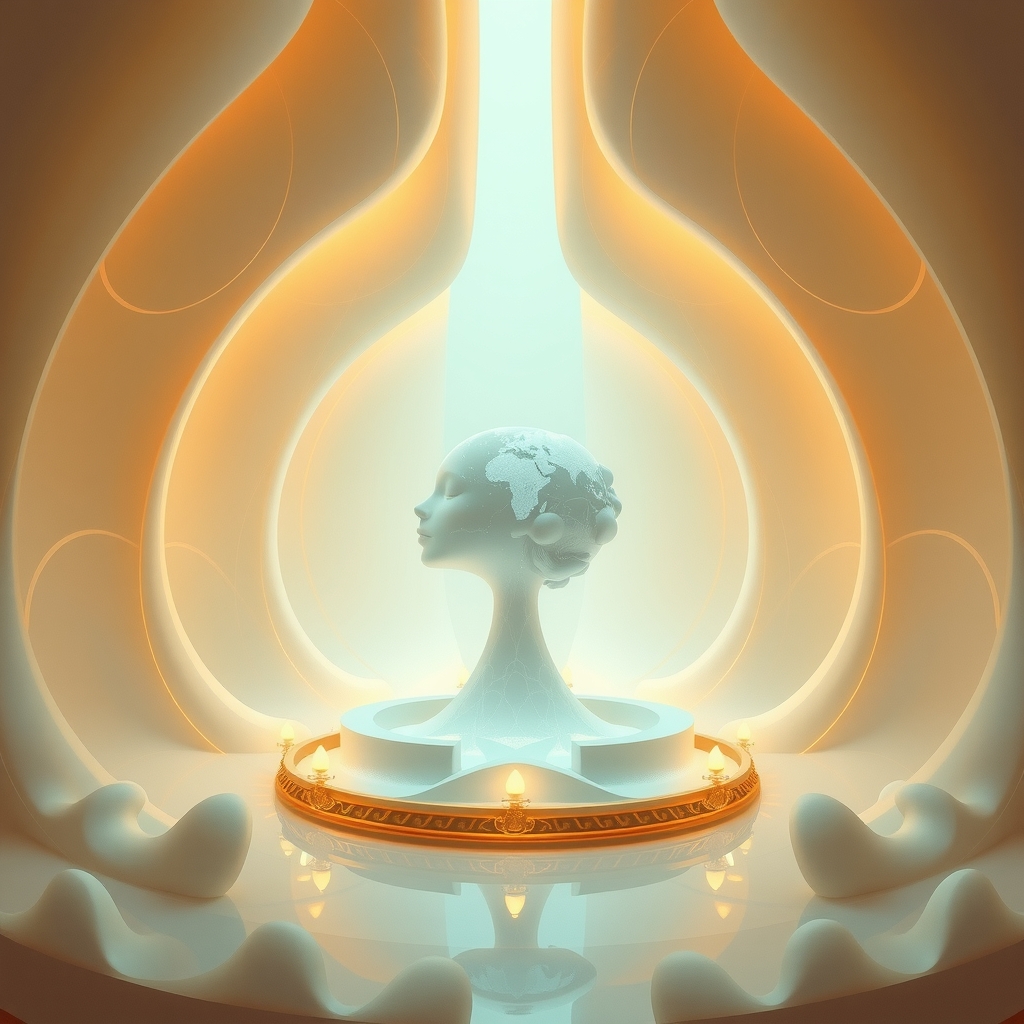 surreal digital art world center thought birth minds ideas by Free AI Image Generator & Maker - No login required✨ | AIGAZOU