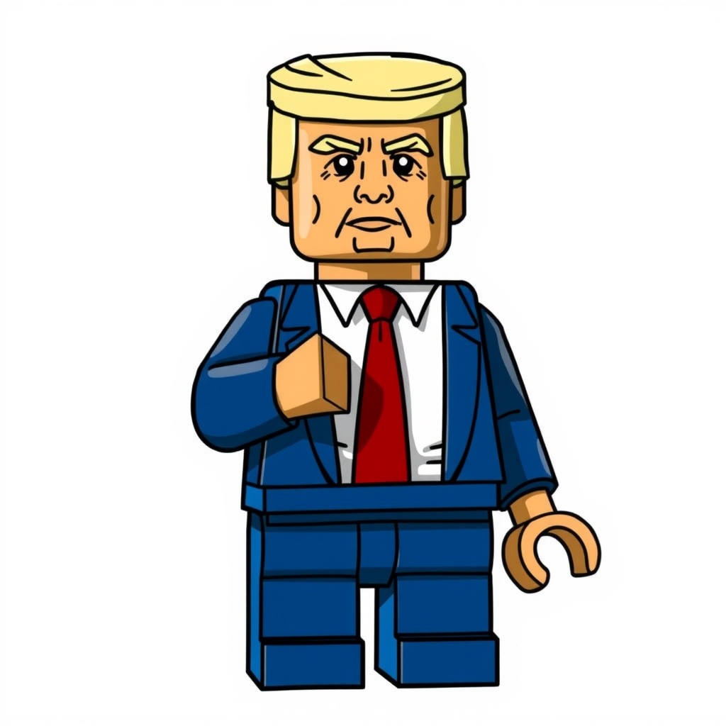 draw president trump lego by Free AI Image Generator & Maker - No login required✨ | AIGAZOU