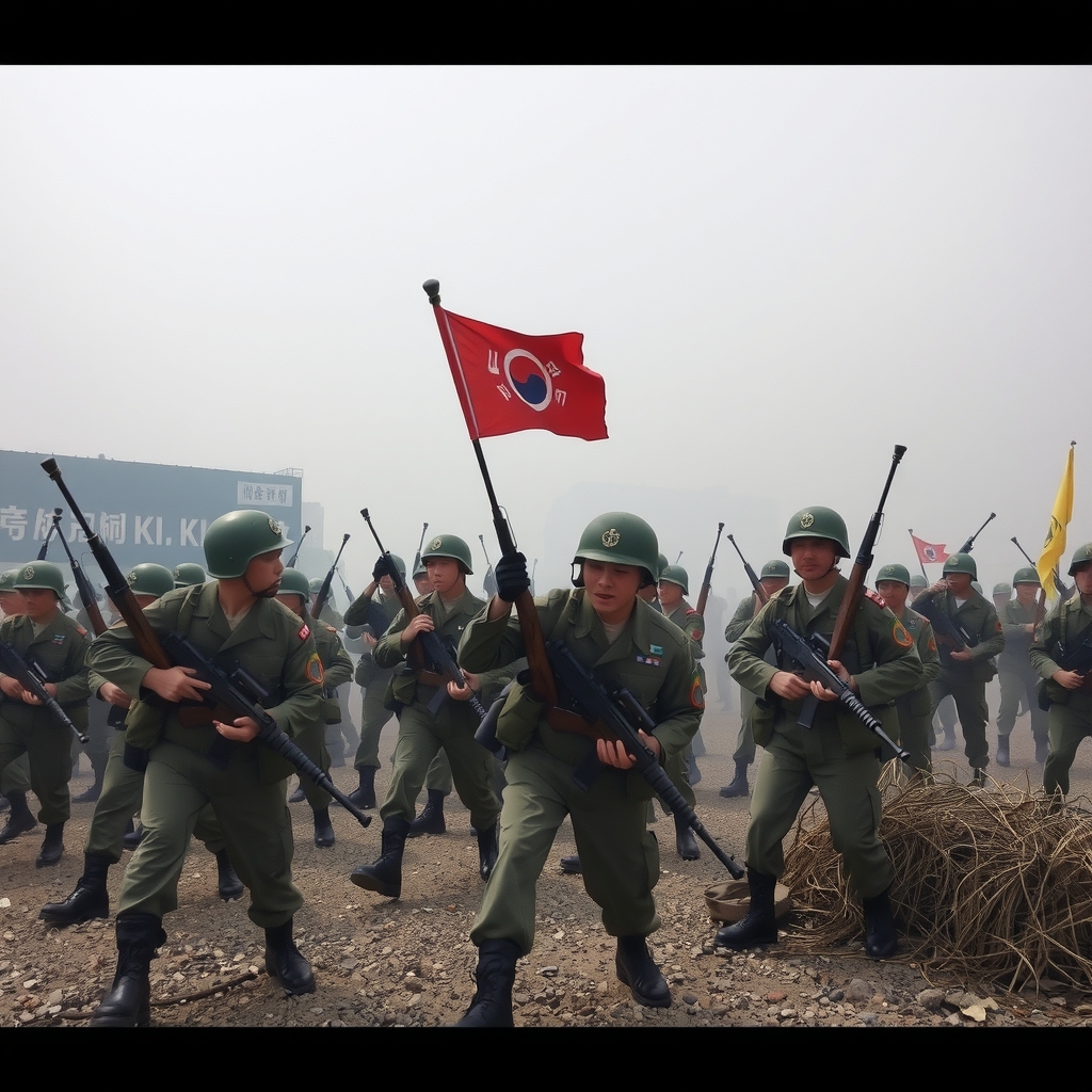 korean war 1950 1953 by Free AI Image Generator & Maker - No login required✨ | AIGAZOU