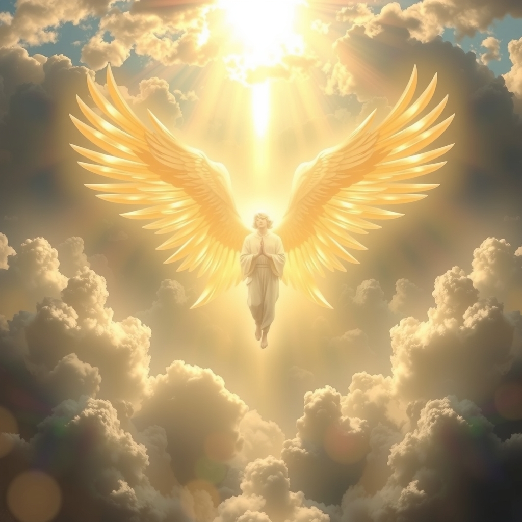 archangel in heaven by Free AI Image Generator & Maker - No login required✨ | AIGAZOU