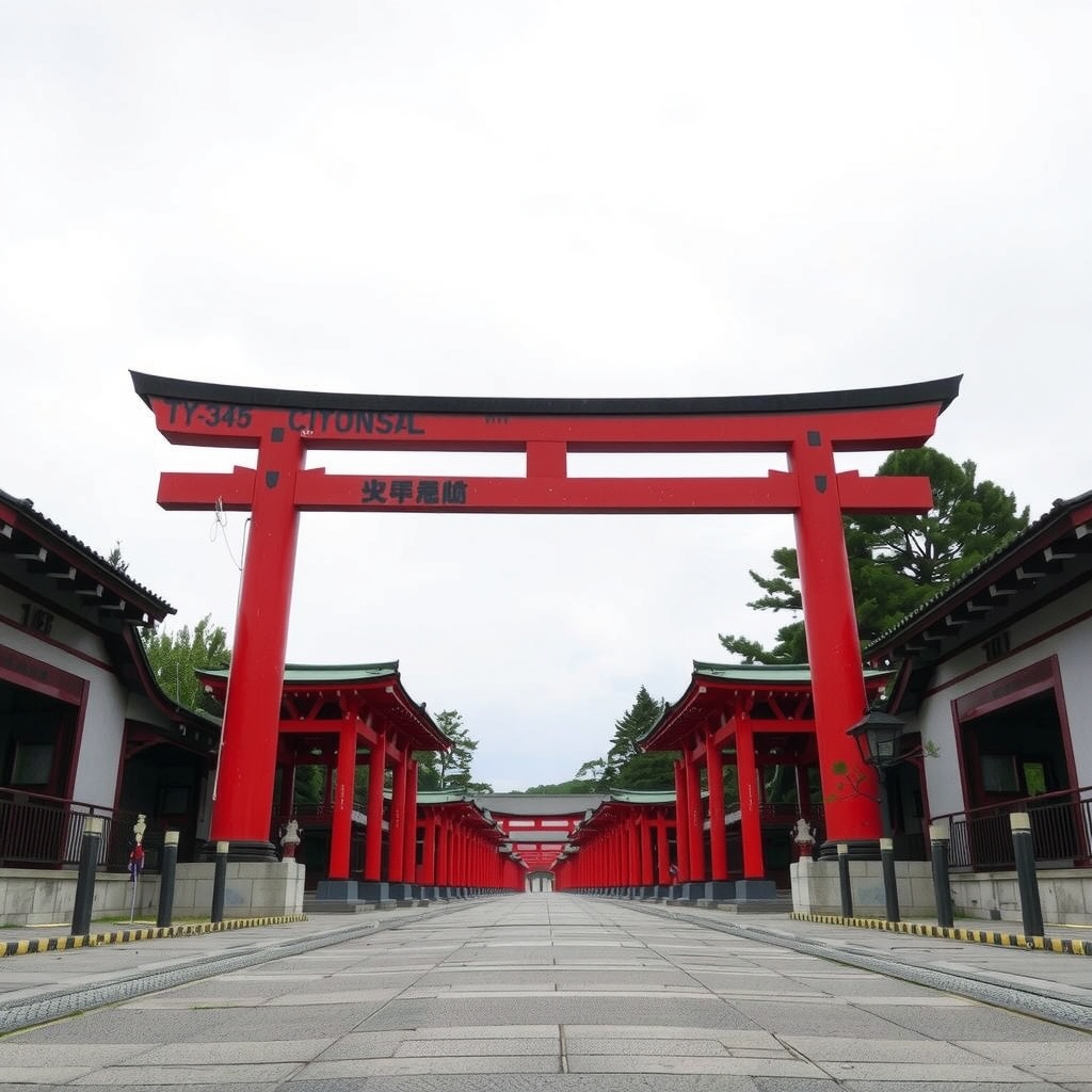 thousand torii gates by Free AI Image Generator & Maker - No login required✨ | AIGAZOU