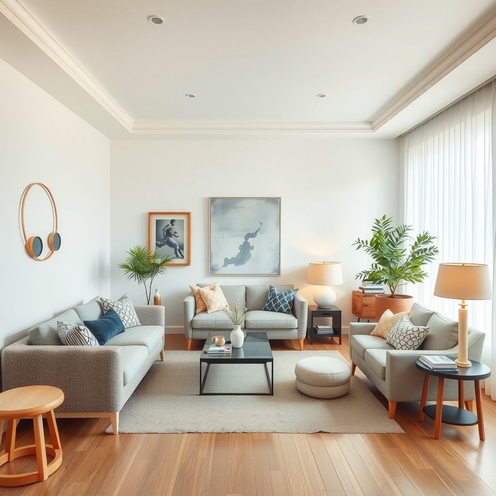 a room with furniture by Free AI Image Generator & Maker - No login required✨ | AIGAZOU