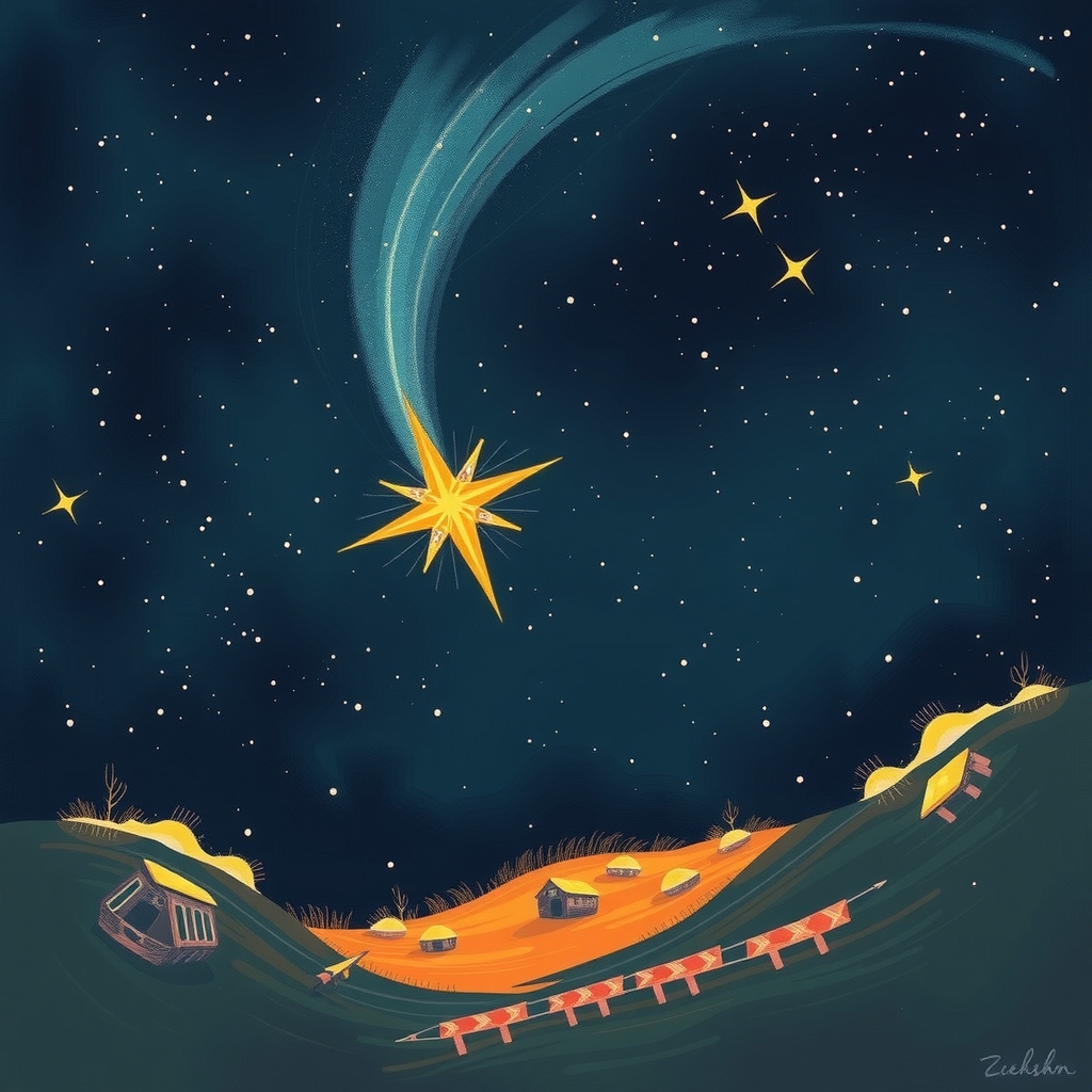 shooting star by Free AI Image Generator & Maker - No login required✨ | AIGAZOU