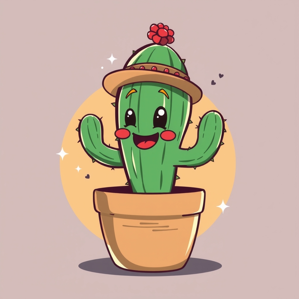 cactus character by Free AI Image Generator & Maker - No login required✨ | AIGAZOU