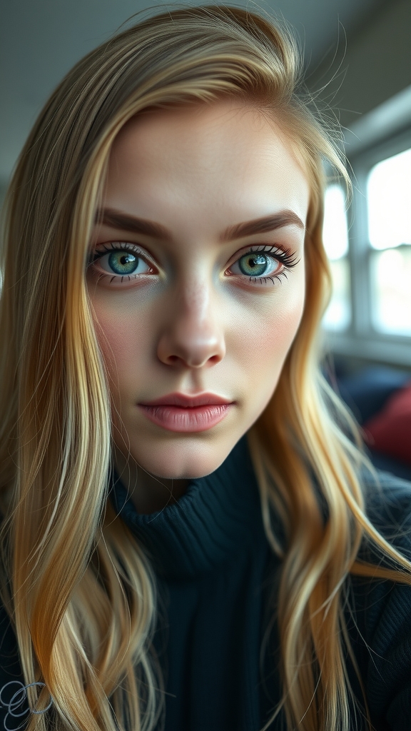 green eyed beauty changing appearance in movies by Free AI Image Generator & Maker - No login required✨ | AIGAZOU