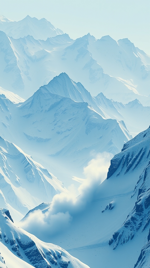 majestic alps snowstorm avalanche winter storm by Free AI Image Generator & Maker - No login required✨ | AIGAZOU
