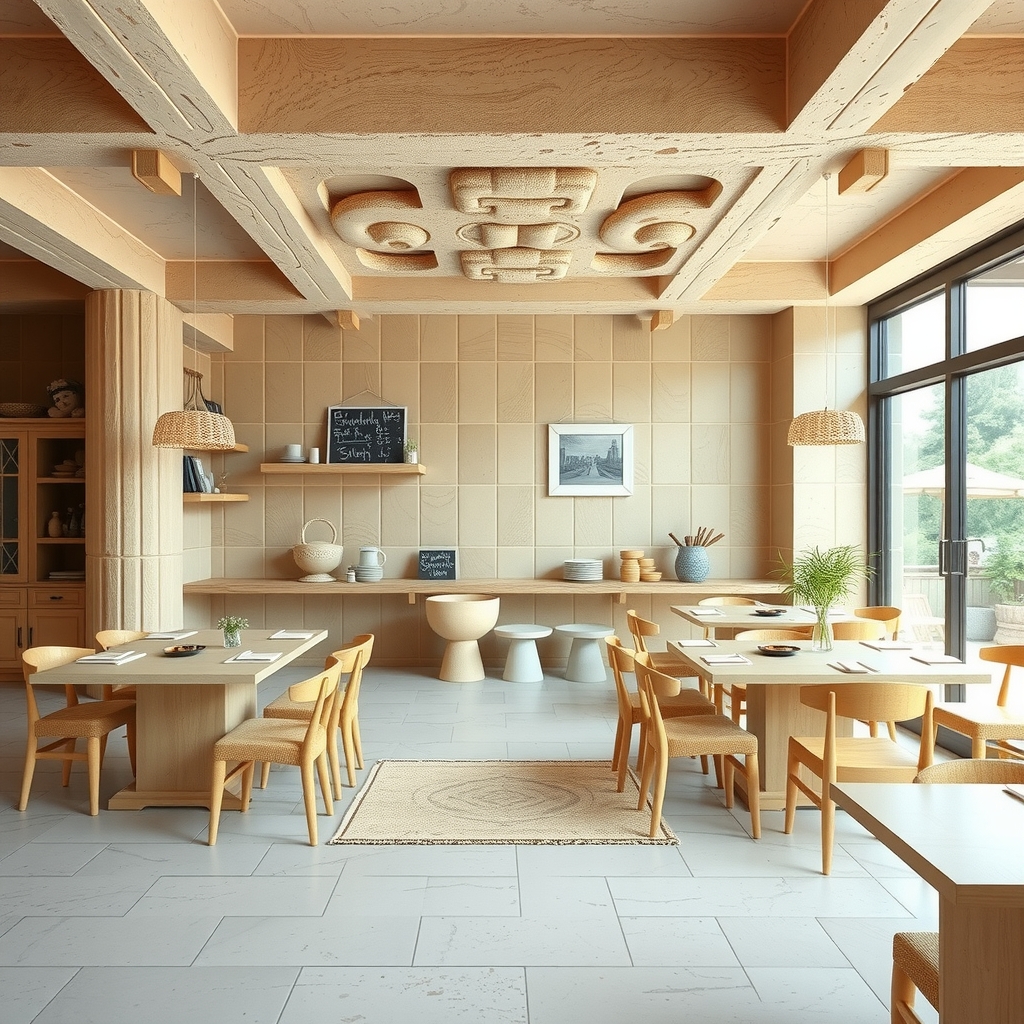 clay style canteen by Free AI Image Generator & Maker - No login required✨ | AIGAZOU