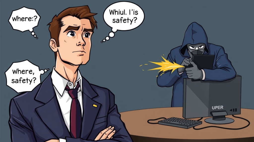 handsome systems administrator in suit worries about safety cyber attack hacker background by Free AI Image Generator & Maker - No login required✨ | AIGAZOU